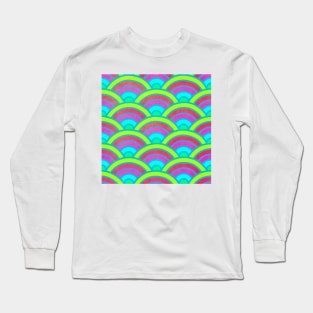 Seigaiha Waves Long Sleeve T-Shirt